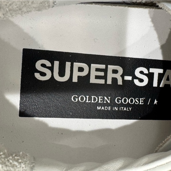 Golden Goose Women's Super Star White Leather Military NIB - Picture 10 of 11